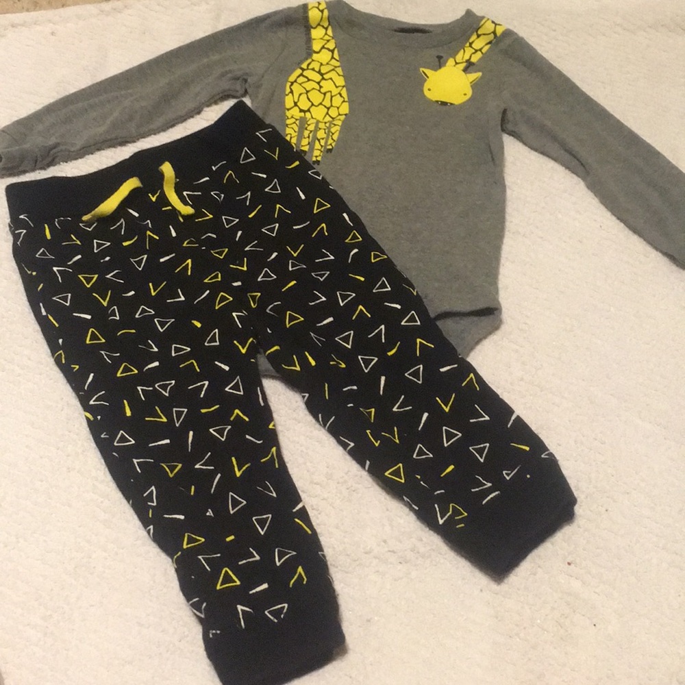 Cute giraffe 2pc set